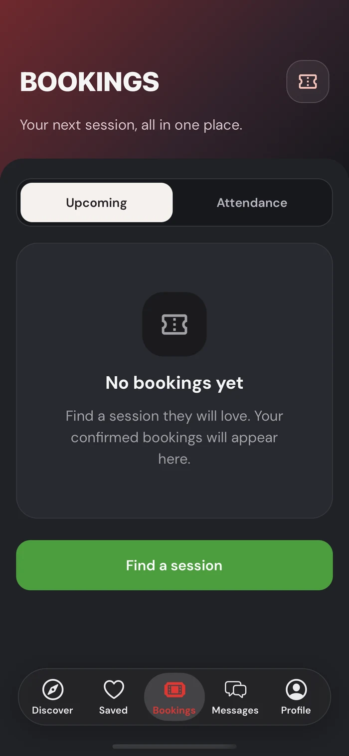 Parent bookings and attendance
